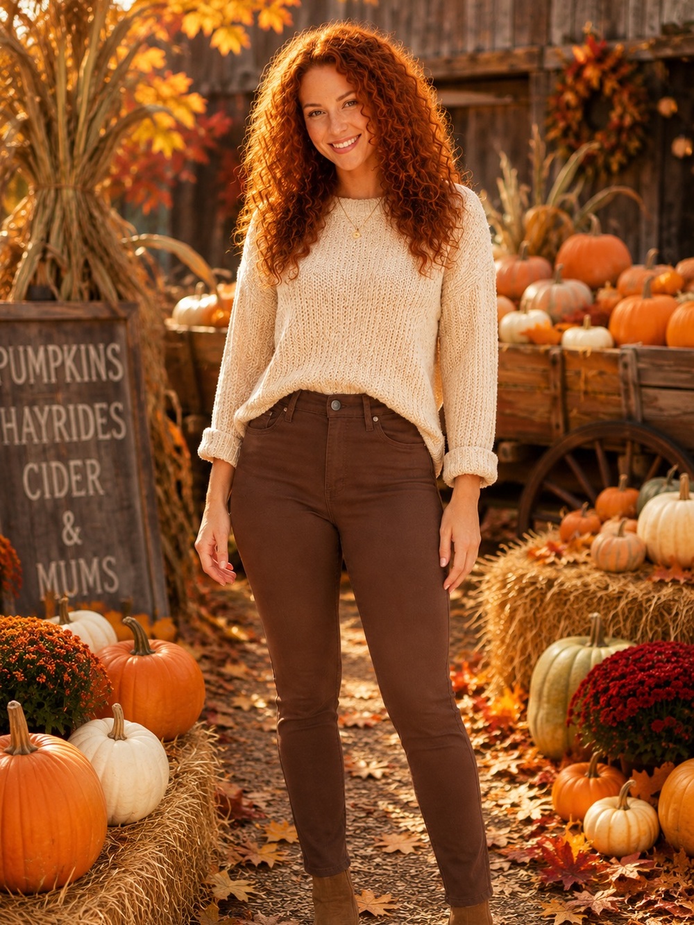 NWT Curve Appeal Minimalist Jeggings Brown Tummy Tucking Stretch Skinny Jeans Si